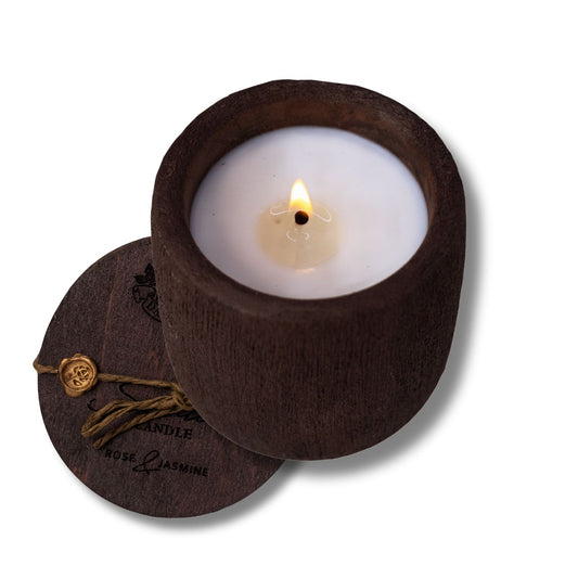 The Ancient Scent Candle — A Ritual of Jasmine & Rose